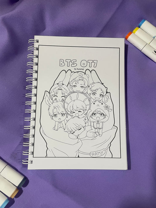 Libro de colorear BTS – Edición especial para ARMY
