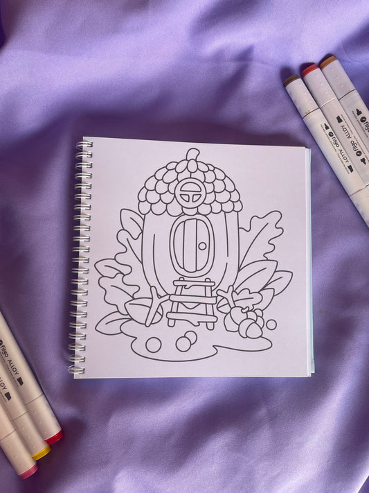 🐥🌸 Blossom Paws – Cute & Easy Coloring Book