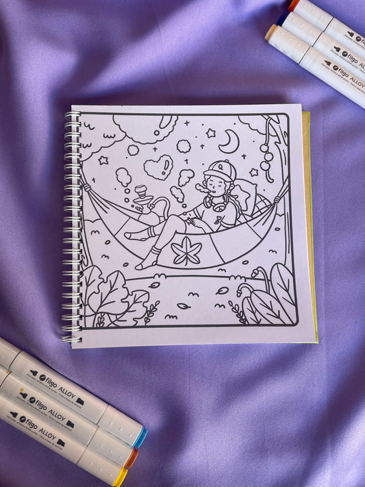 Stoner Moments – Stoner Girl Coloring Book