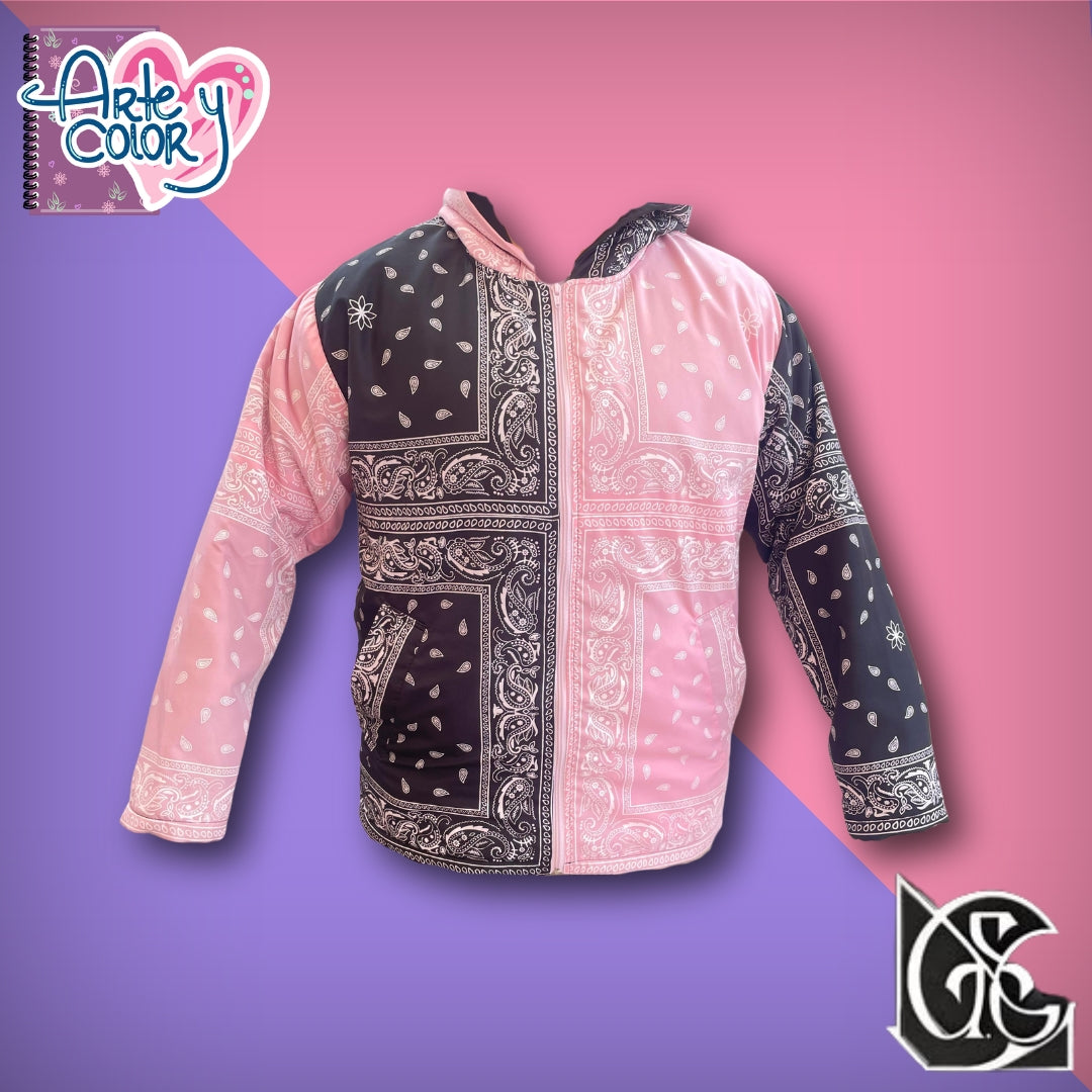 Chaqueta Artesanal Bandana – Pink Rebel