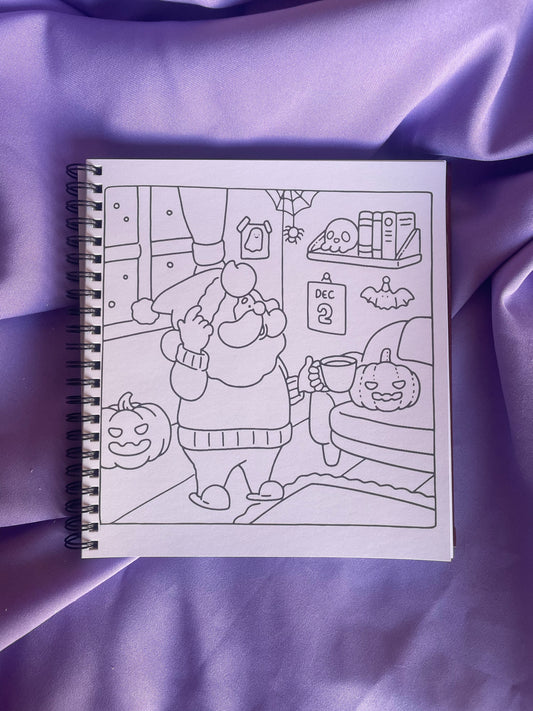 🎅🏻 MERRY LIGHTS – Christmas Coloring Book ✨