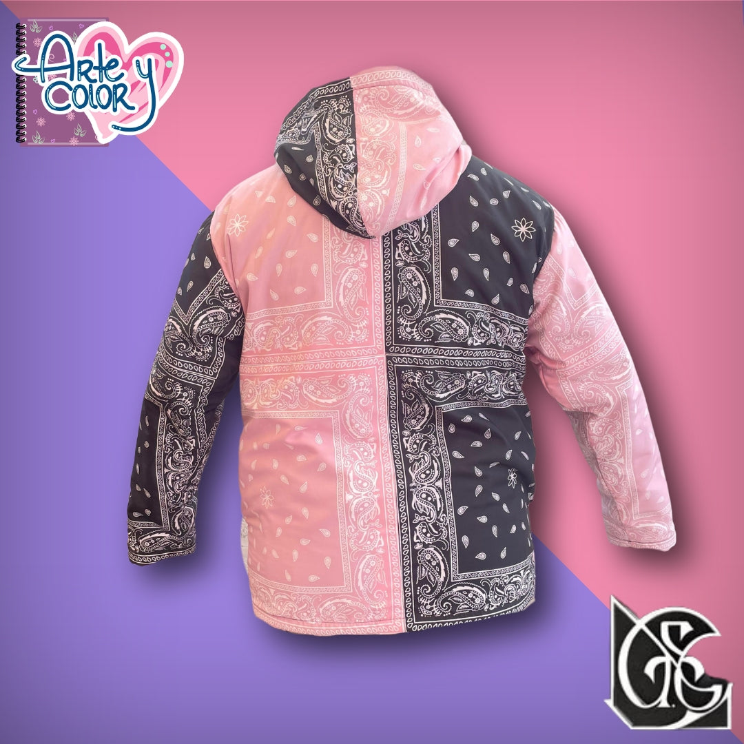 Chaqueta Artesanal Bandana – Pink Rebel
