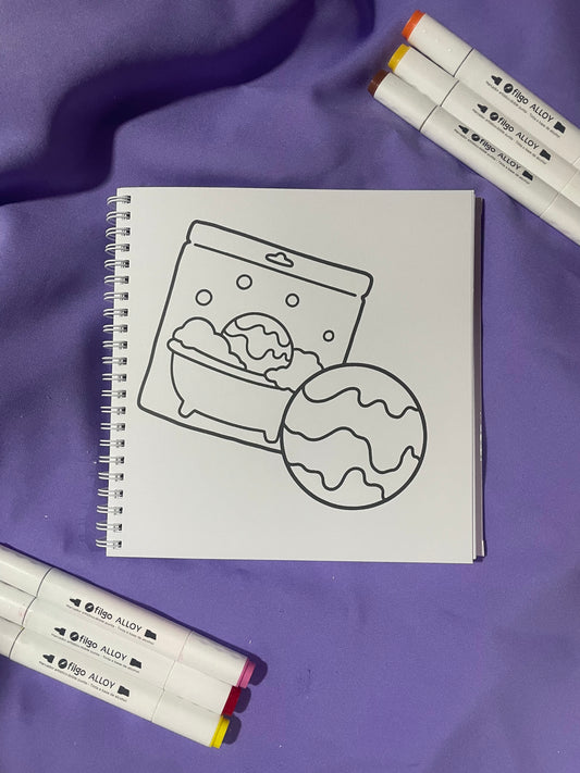 Glow Cosmetics – Bold Easy Coloring Book ✨💋