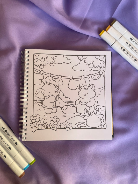 📖 Comfy Buddies – Cute & Comfy Coloring BooK