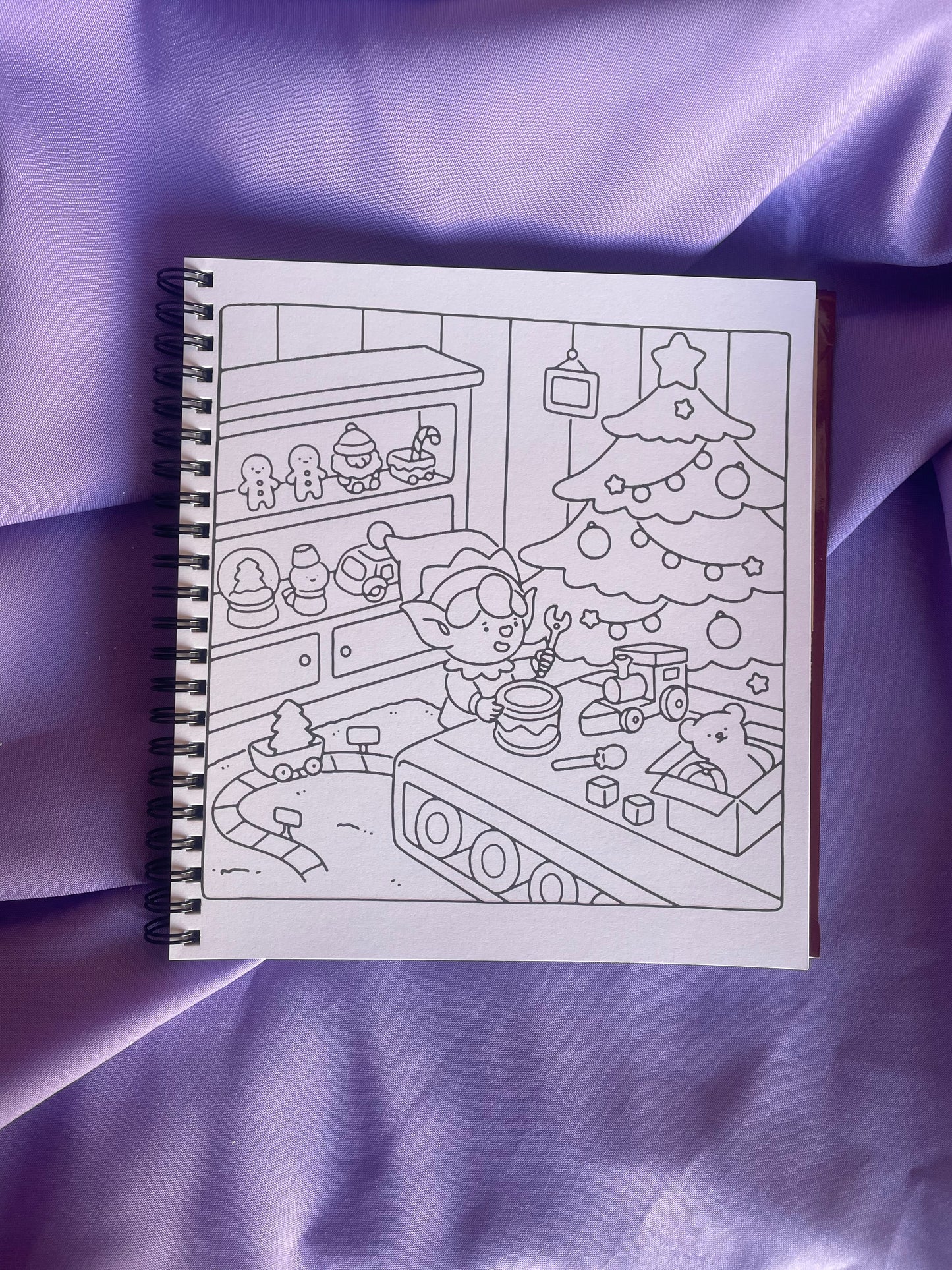 🎅🏻 MERRY LIGHTS – Christmas Coloring Book ✨