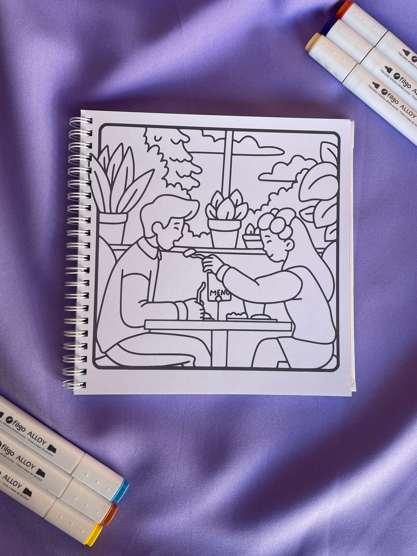 Couple Moments – Cute & Cozy Coloring Book