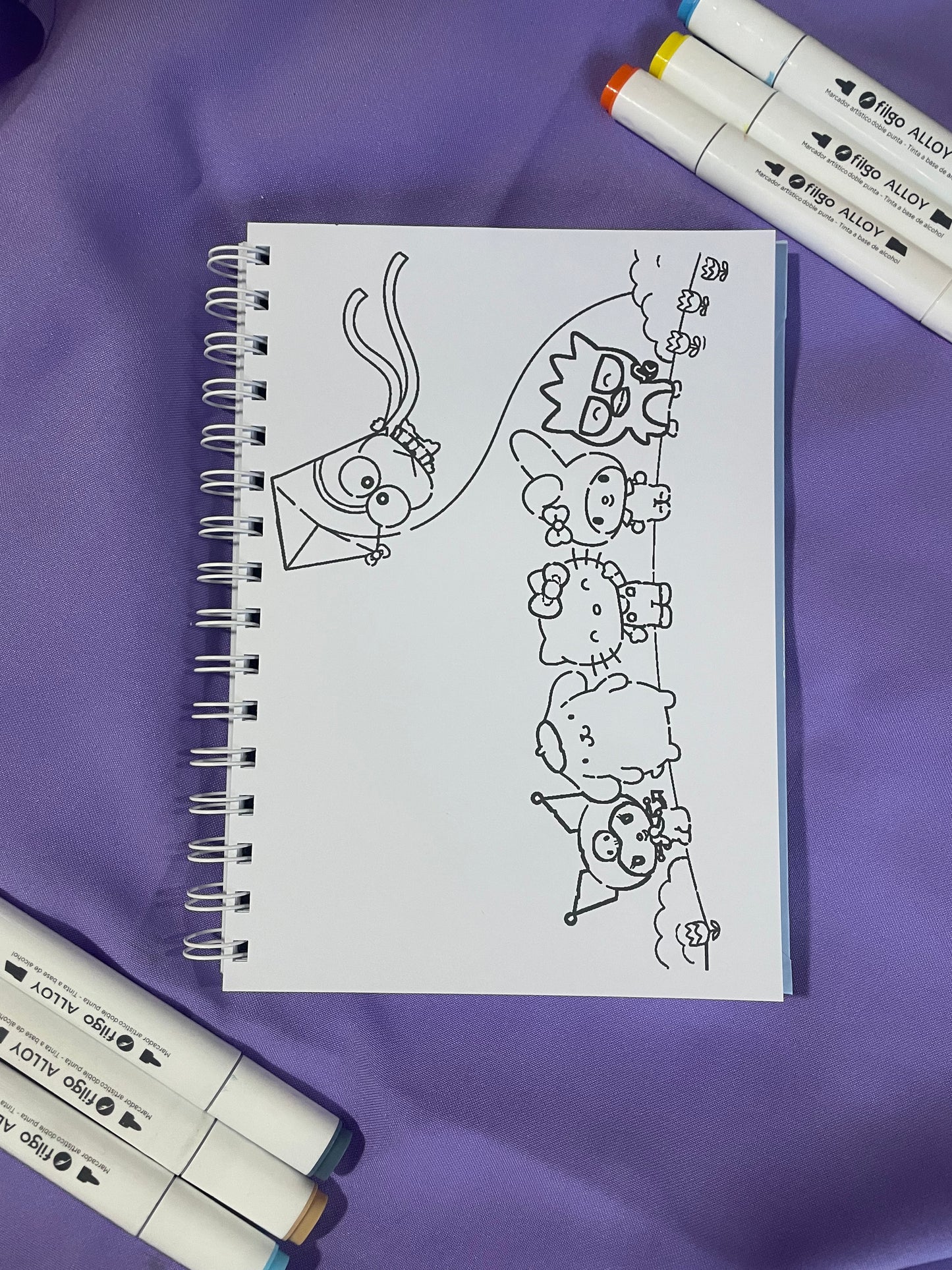 Vamos a pintar! Hello Kitty y sus amigos