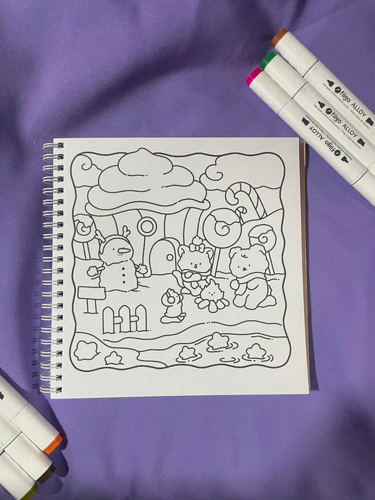 📖 Fuzzy Magic – Fuzzy Buddies Coloring Book