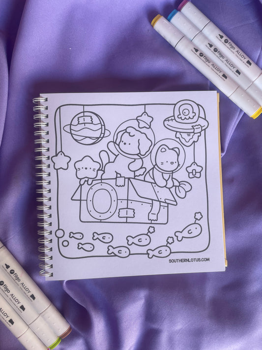 ✨🐻 Dreamy Friends – Cute & Easy Coloring Book 🐰✨