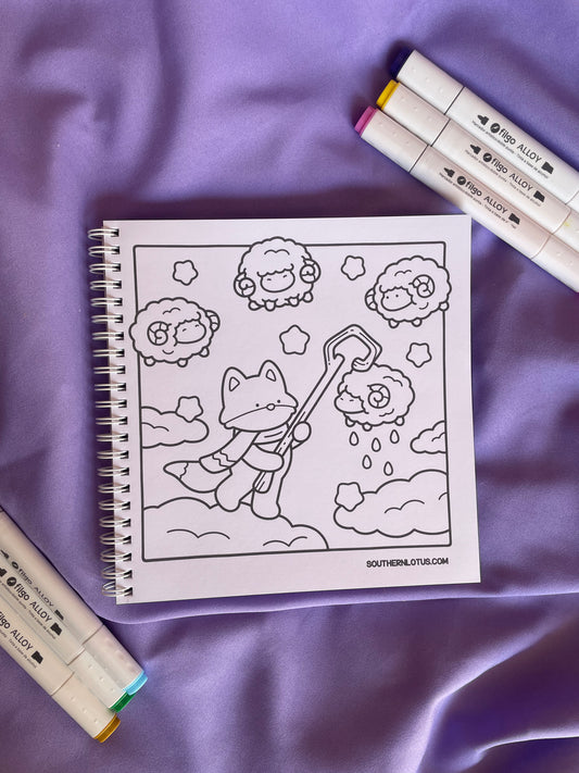 ✨ Fantasy Land – Coloring Book of Magical Little Friends ✨