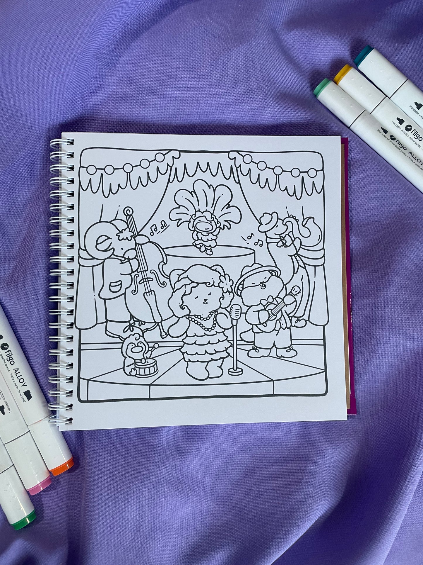 🧸📖 TICKLE TIME – Fuzzy Buddies Coloring Book 📖🧸