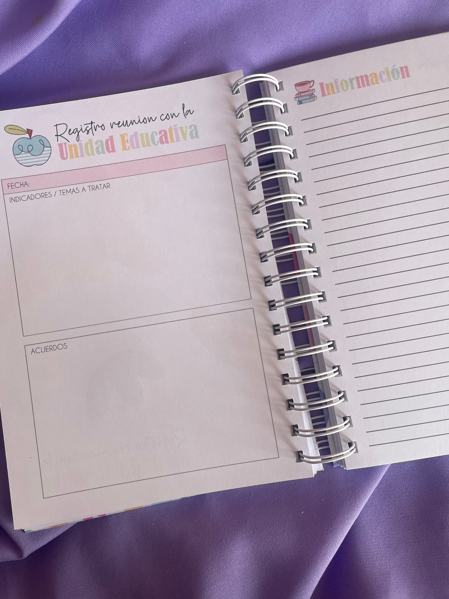 🌈 Mi Año Educativo – Planner para Educadora de Párvulos