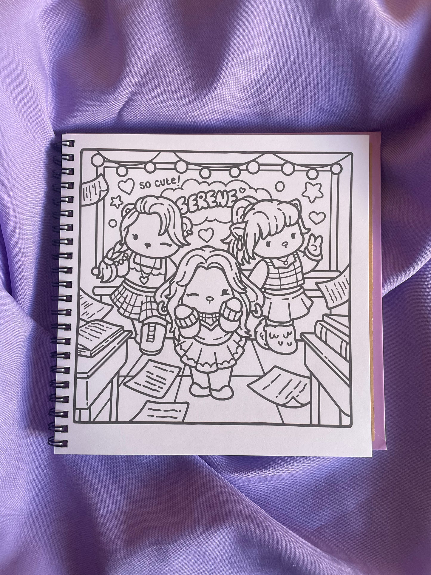 🎤 COZY K-POP – Cute Coloring Book 💜✨