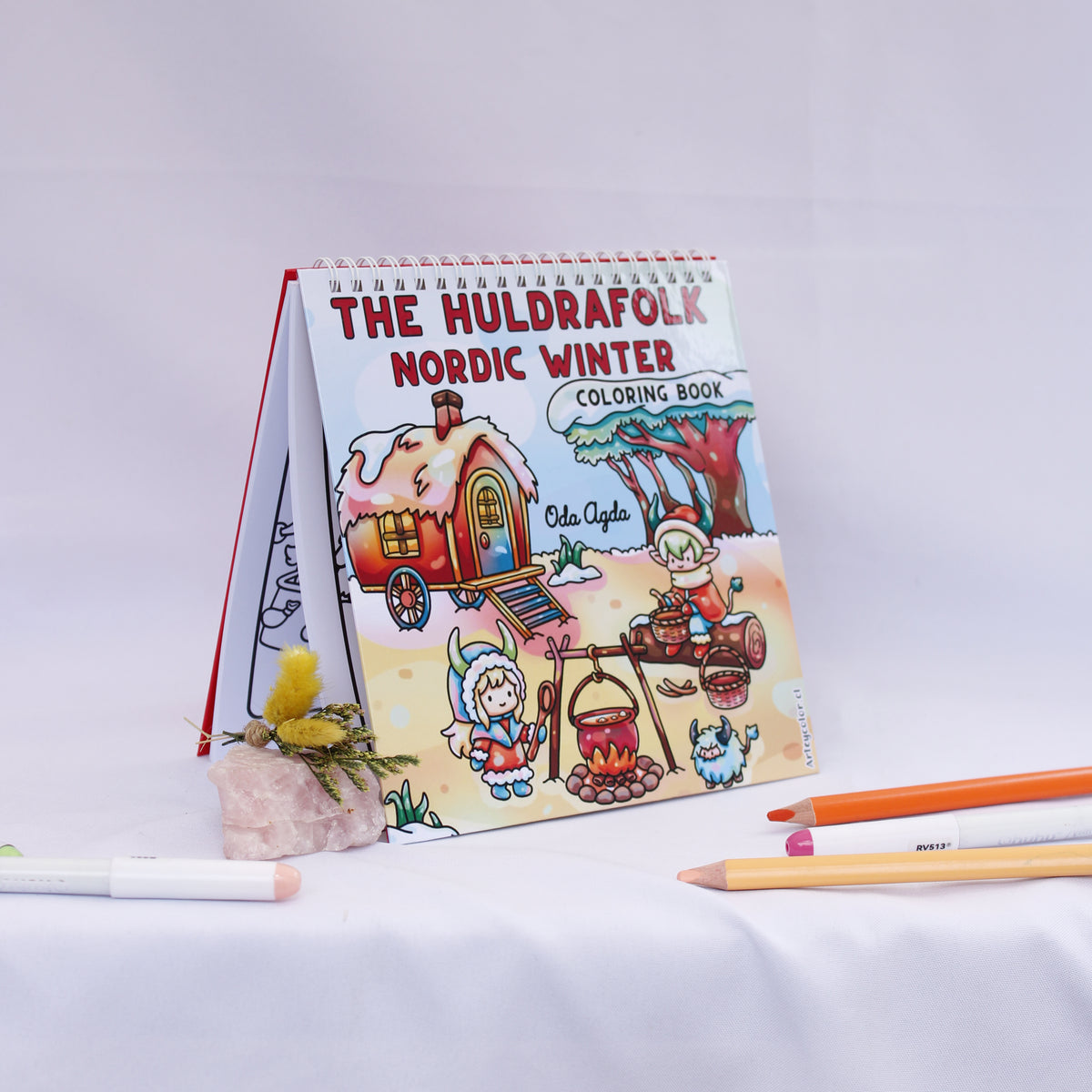 The Huldrafolk Nordic Winter – Coloring Book
