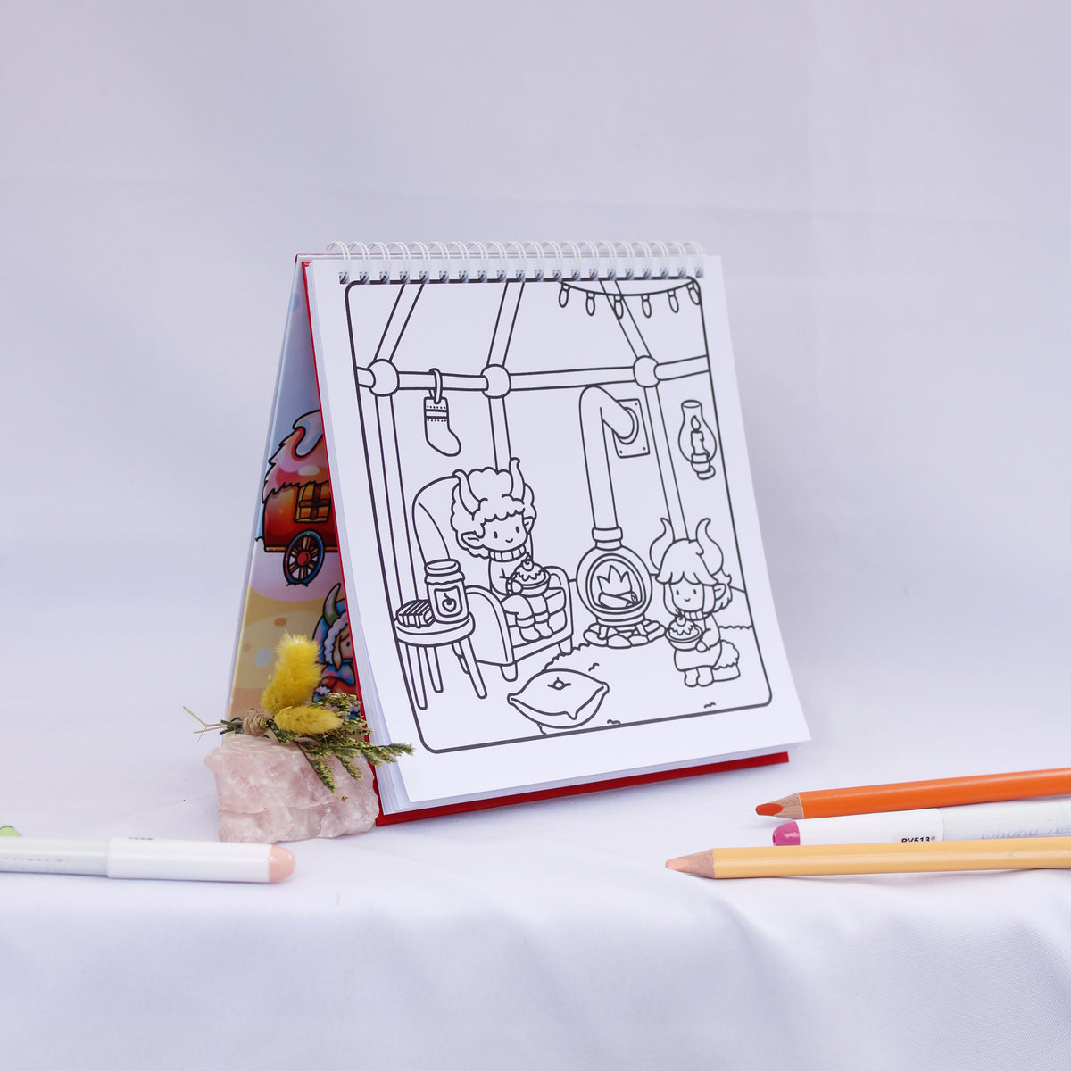 The Huldrafolk Nordic Winter – Coloring Book