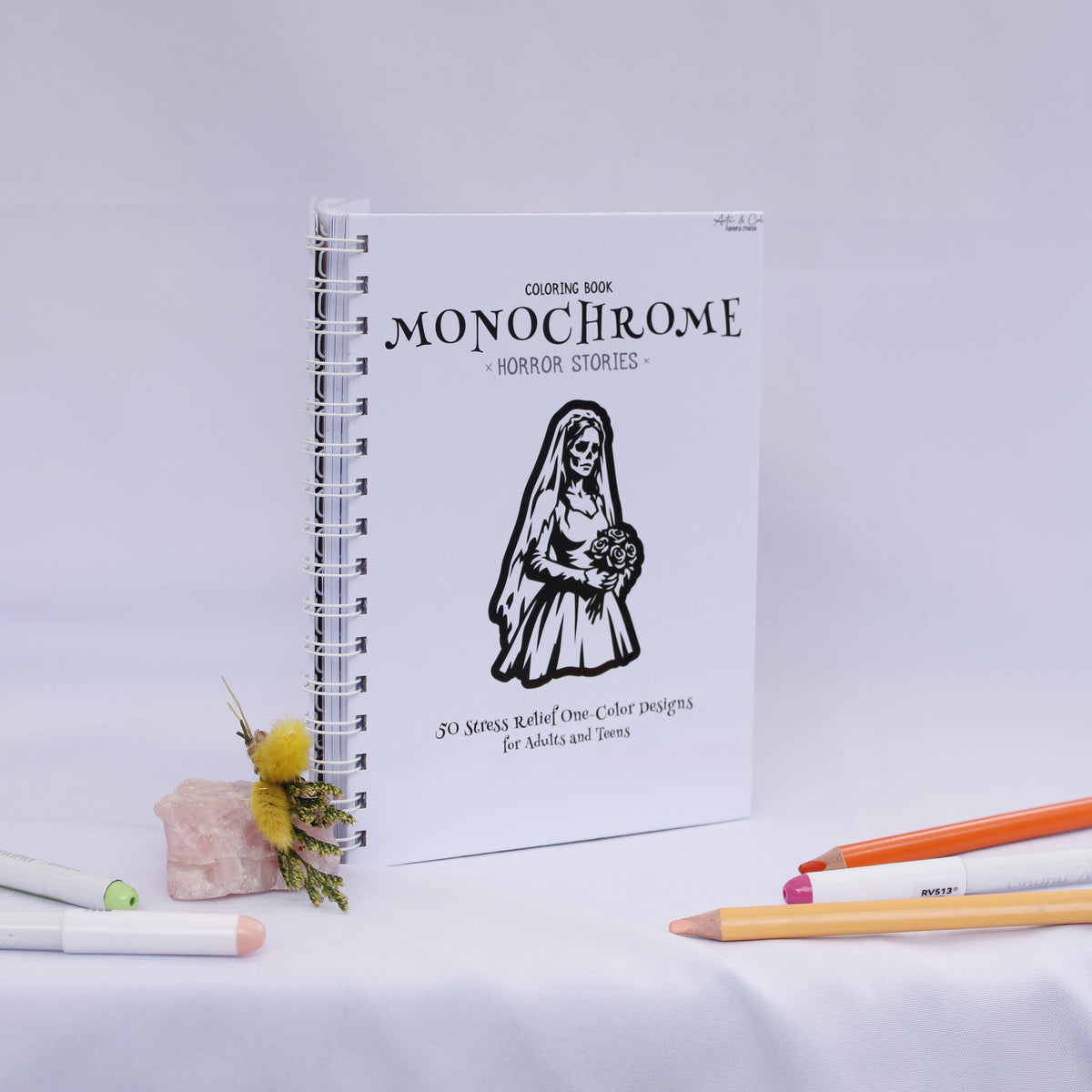 Monochrome Horror Stories – Coloring Book