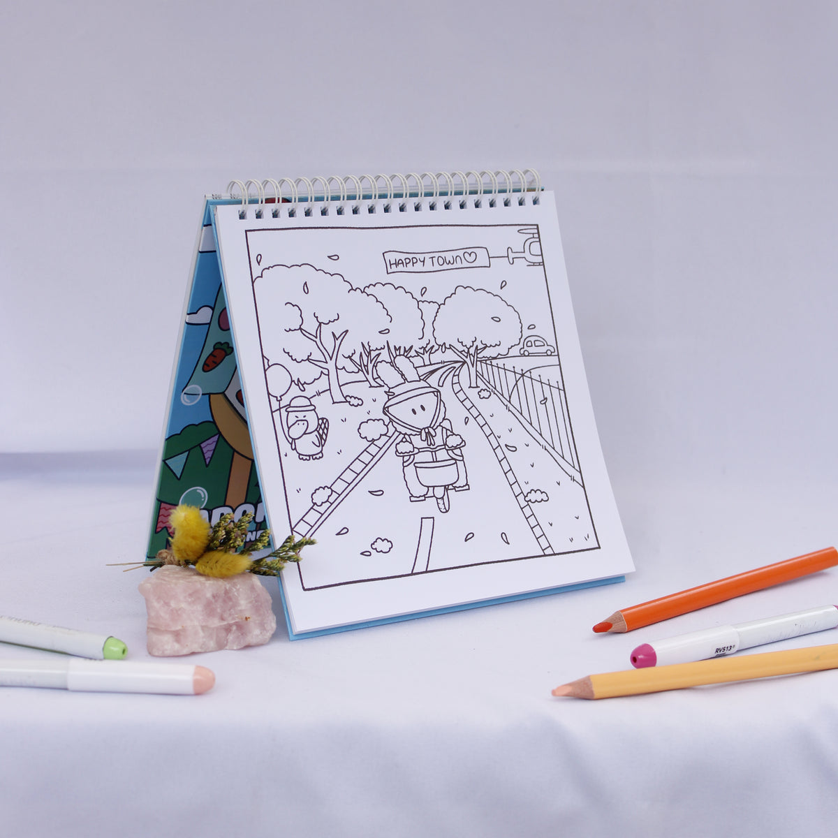 Adorable Town – Coloring Book