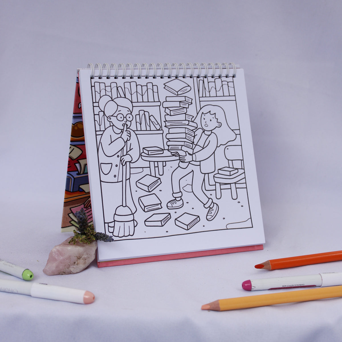 Clumsy Girl – Coloring Book