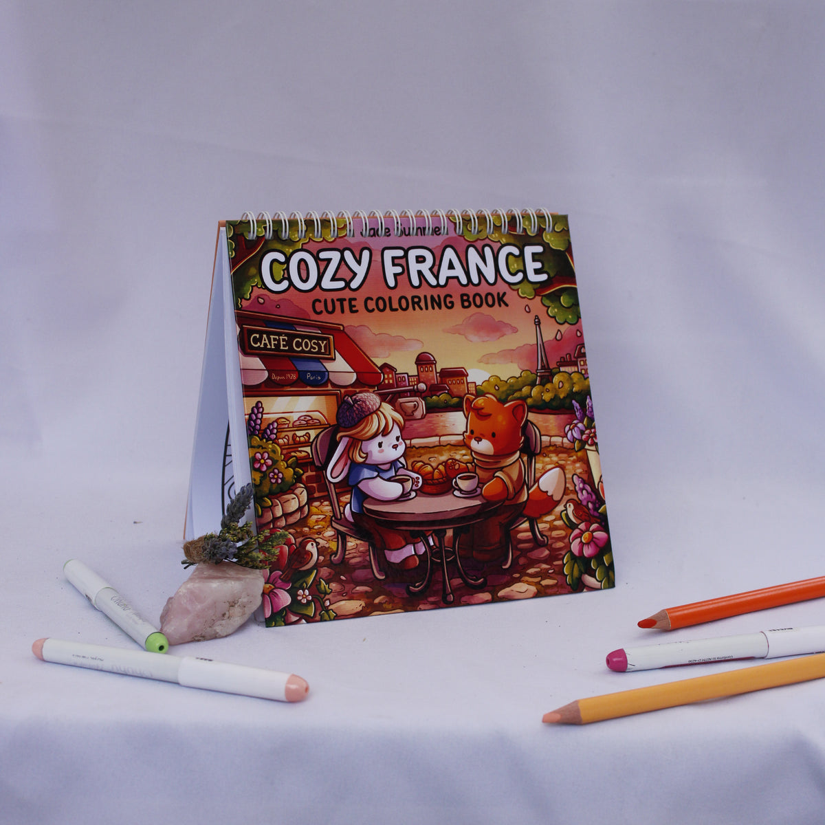 Cozy France – Coloring Book