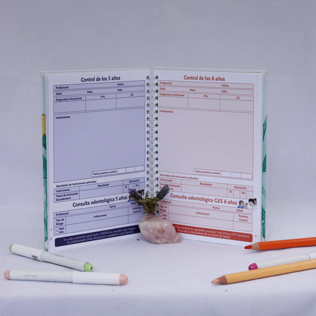 Carnet de Control Sano – Casita Floral