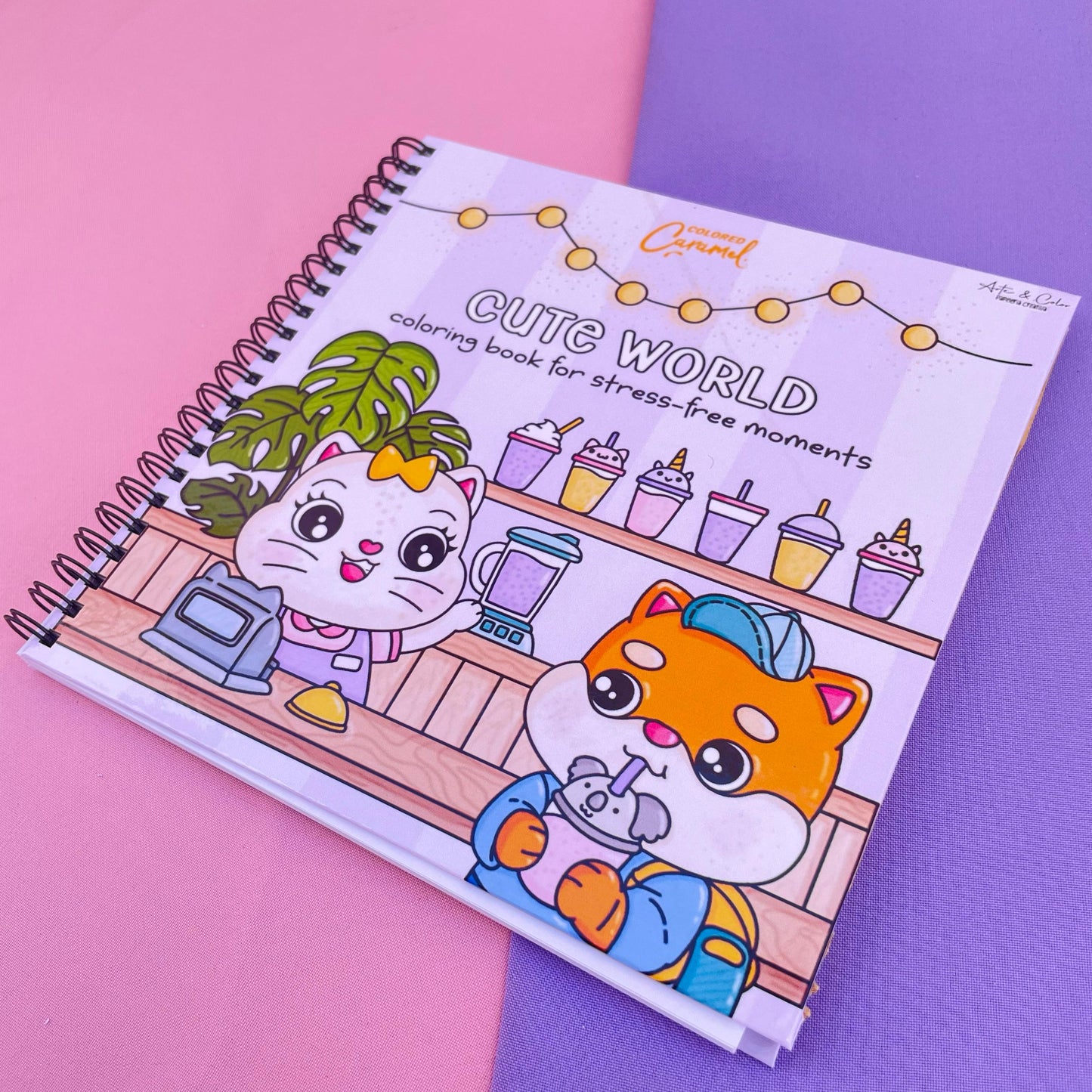Cute world - Libro para colorear para un momento sin estrés