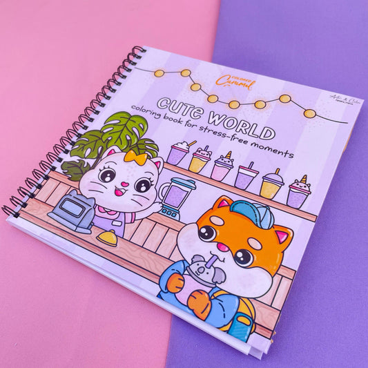 Cute world - Libro para colorear para un momento sin estrés