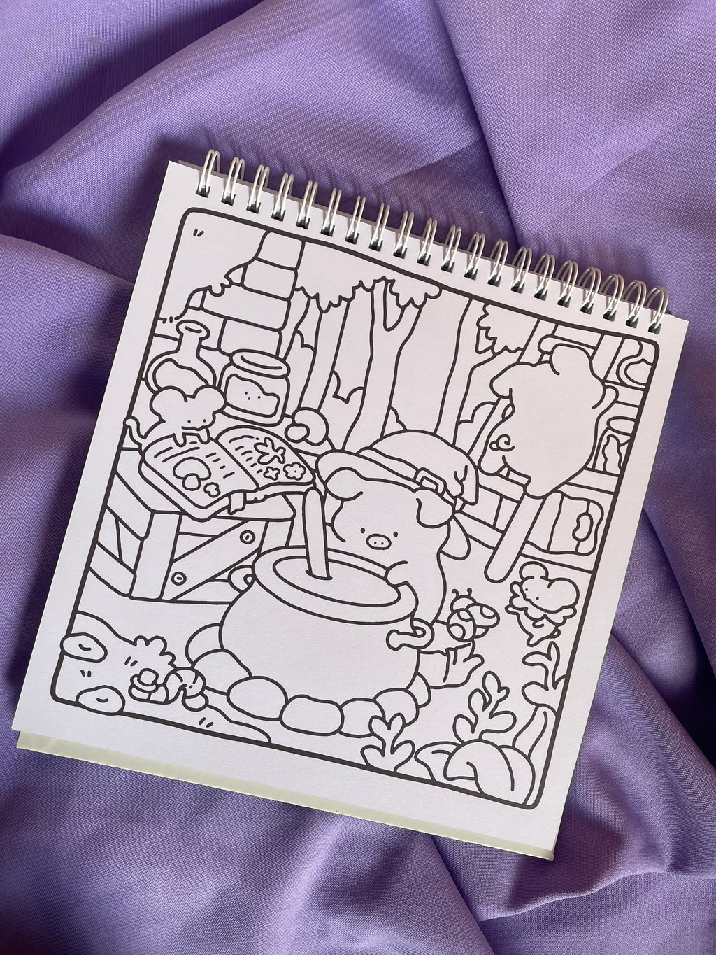 🐷🌿 Piggies Day – Cute & Easy Coloring Book