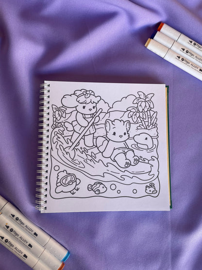 Cozy Hawaii – Cute Coloring Book