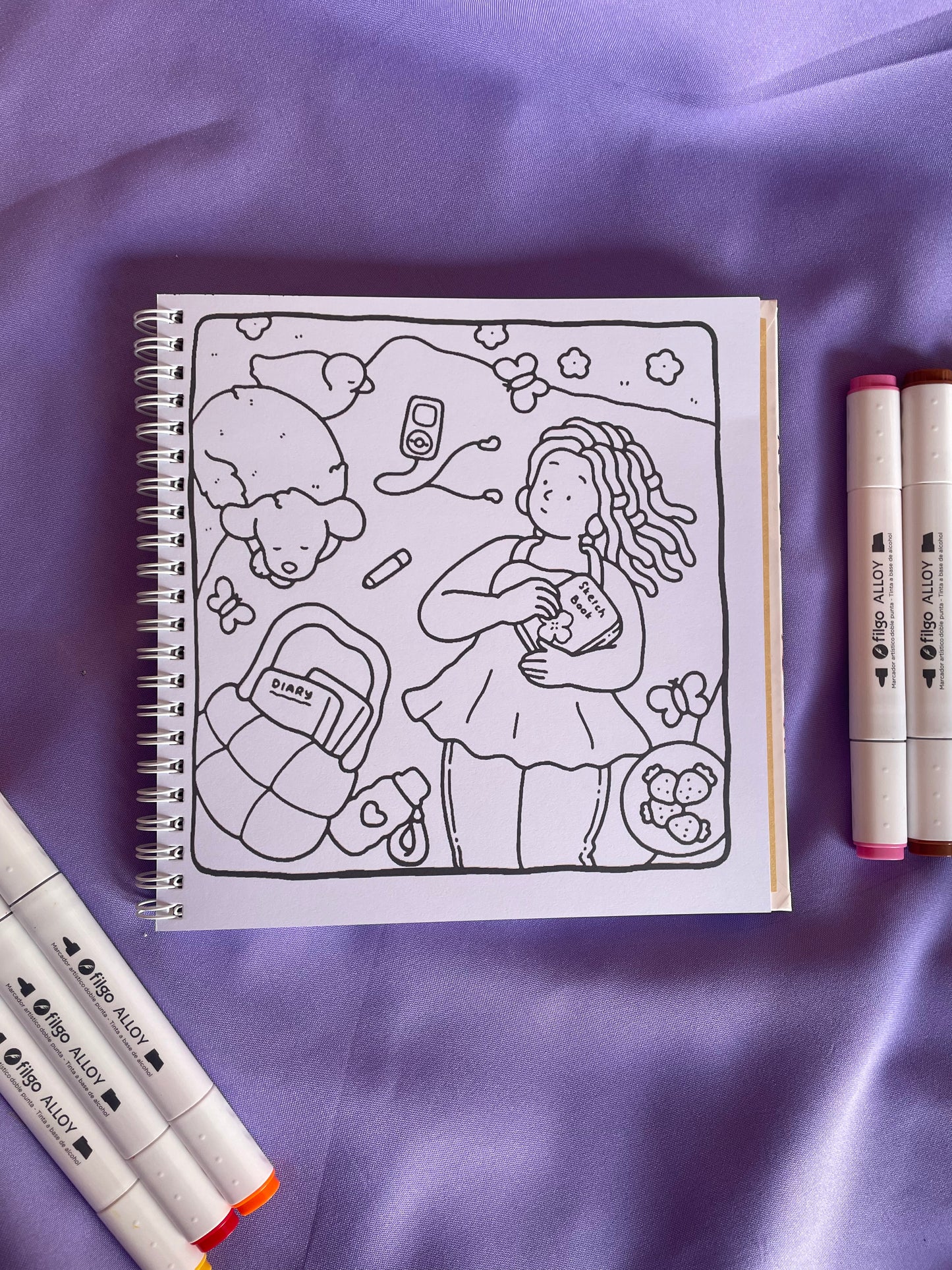 📖 Girl Moments Vol. 2 – Cute & Comfy Coloring Book 💕✨