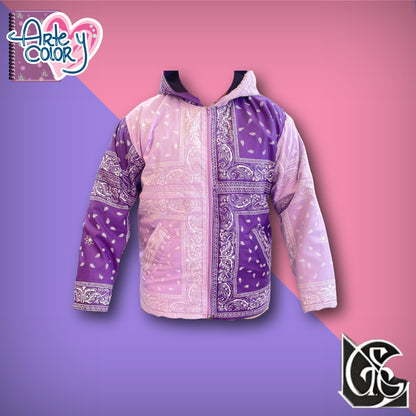 Chaqueta Artesanal Bandana – Violet Power