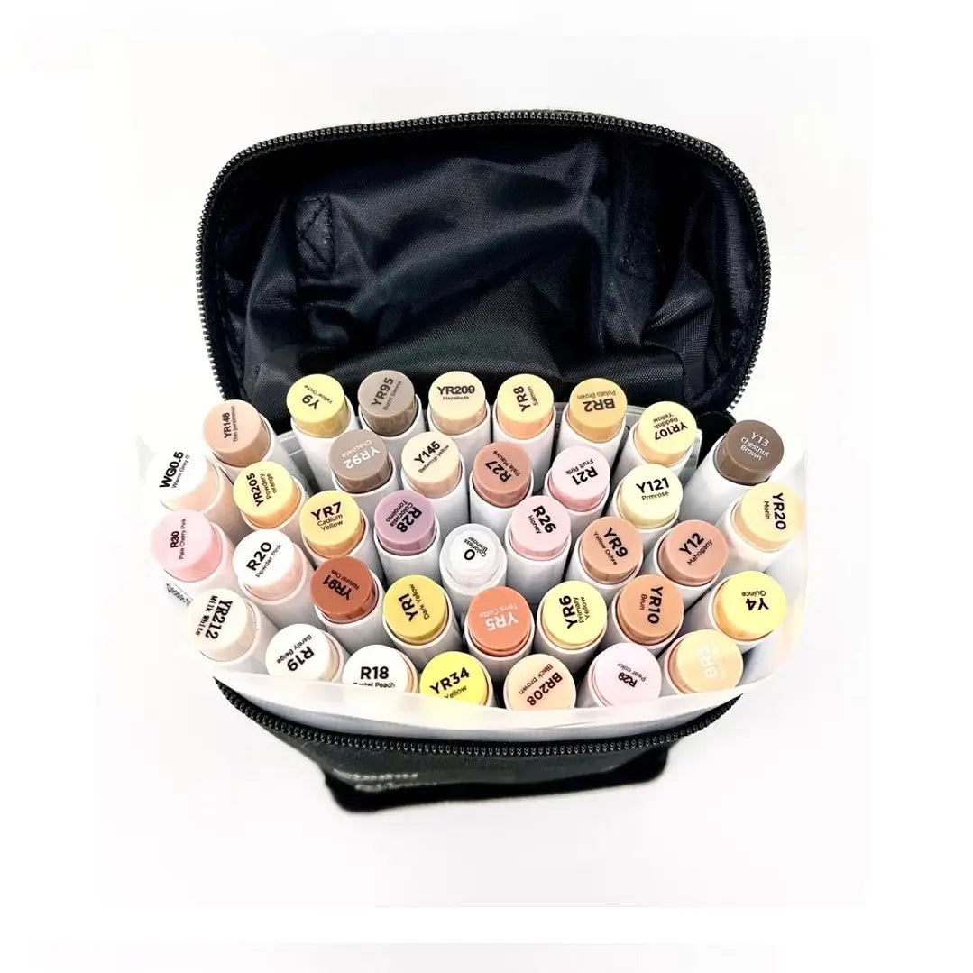 HONOLULU B MALETA 36 MARCADORES DE ALCOHOL TONOS PIEL OHUHU