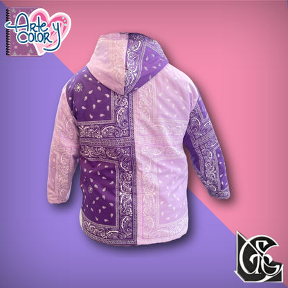 Chaqueta Artesanal Bandana – Violet Power