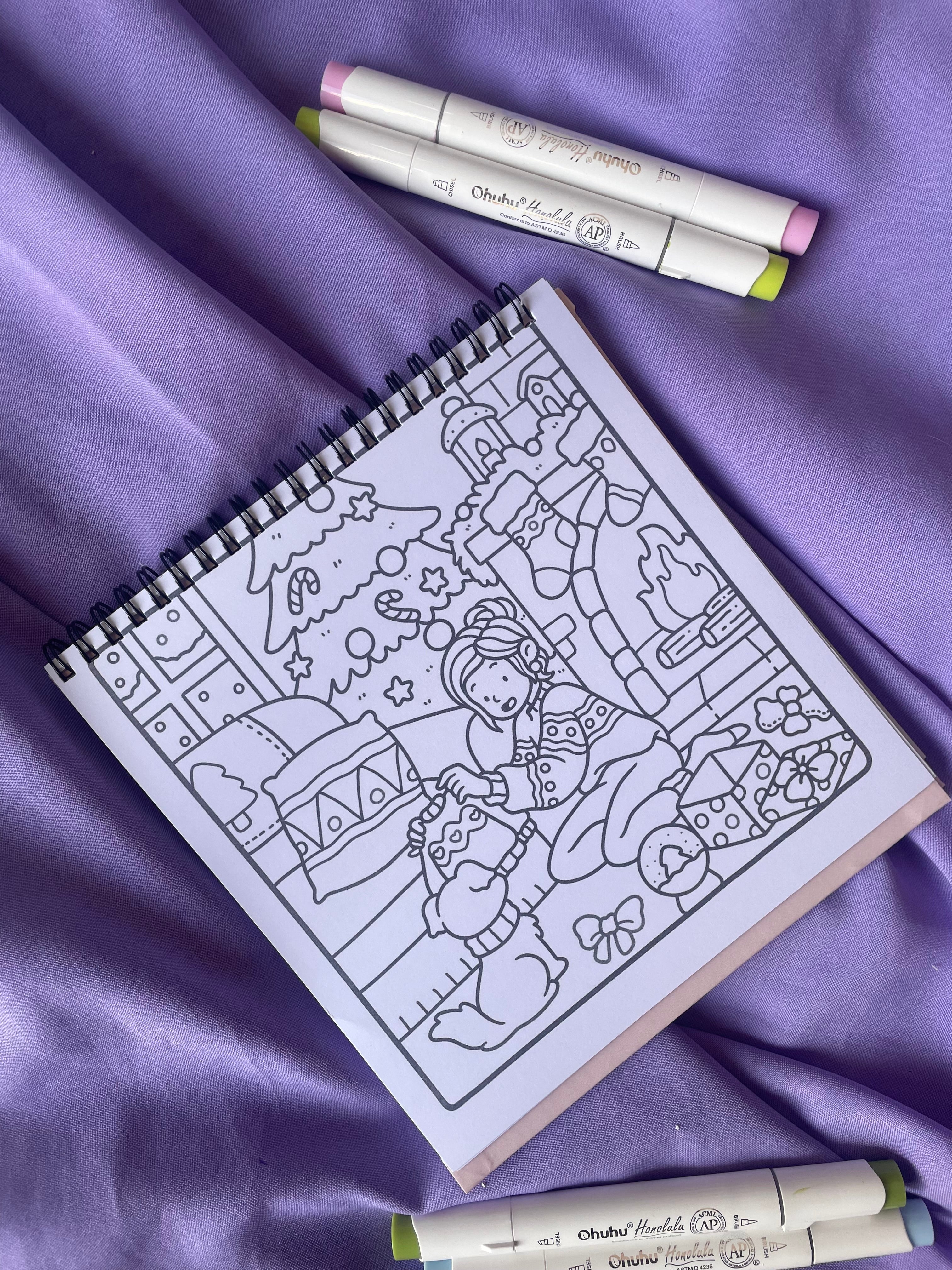 ☕ Girl Moments – Cute & Comfy Coloring Book