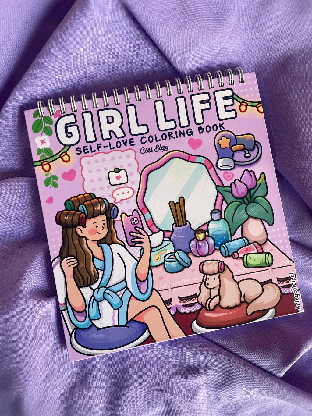 💄🌸 Girl Life – Self-Love Coloring Book