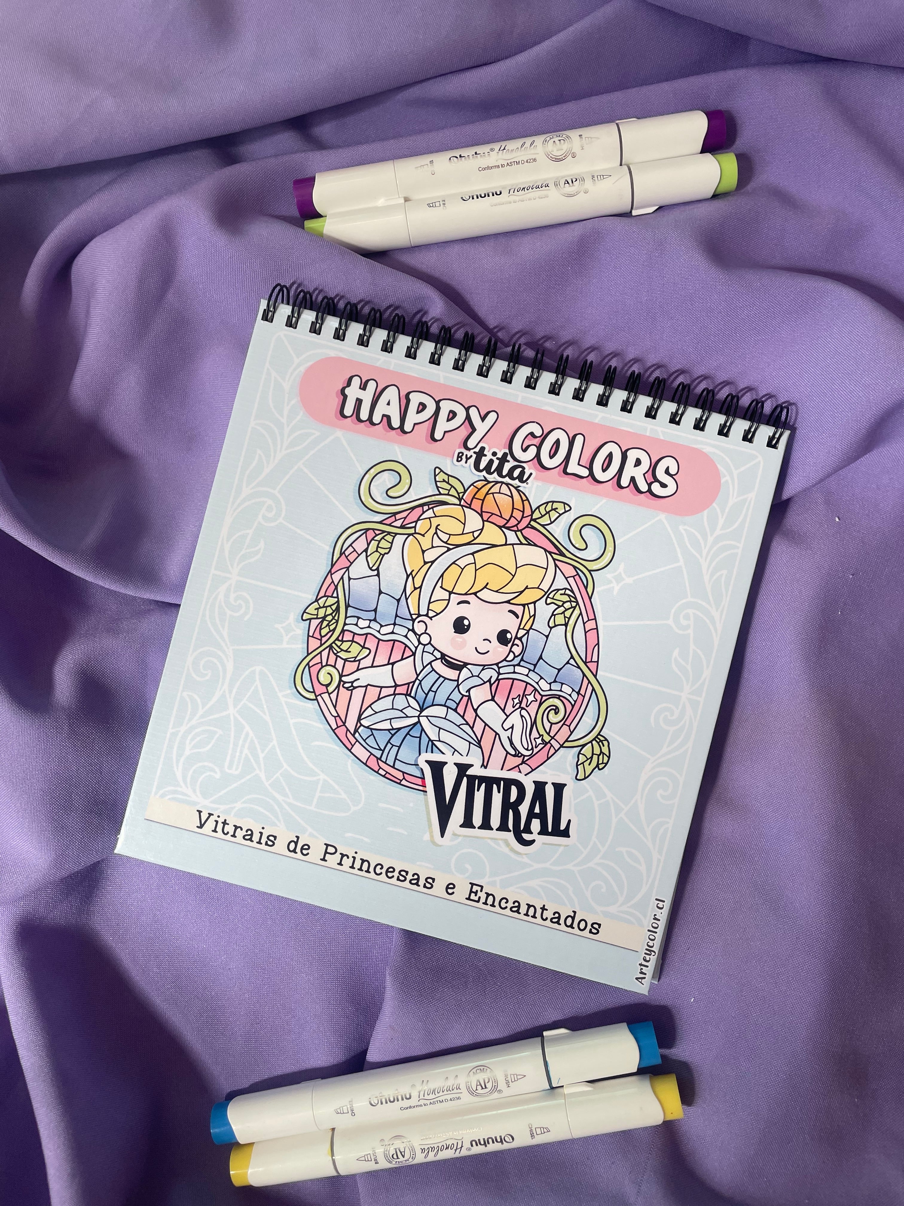 👑 Happy Colors – Vitral (Vitrales de Princesas y Encantados)