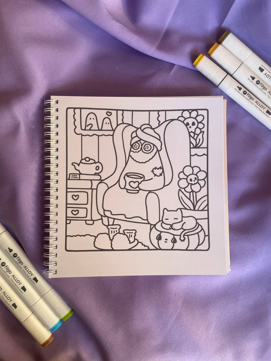 📖 Spooky Cutie – Cute & Comfy Coloring Book