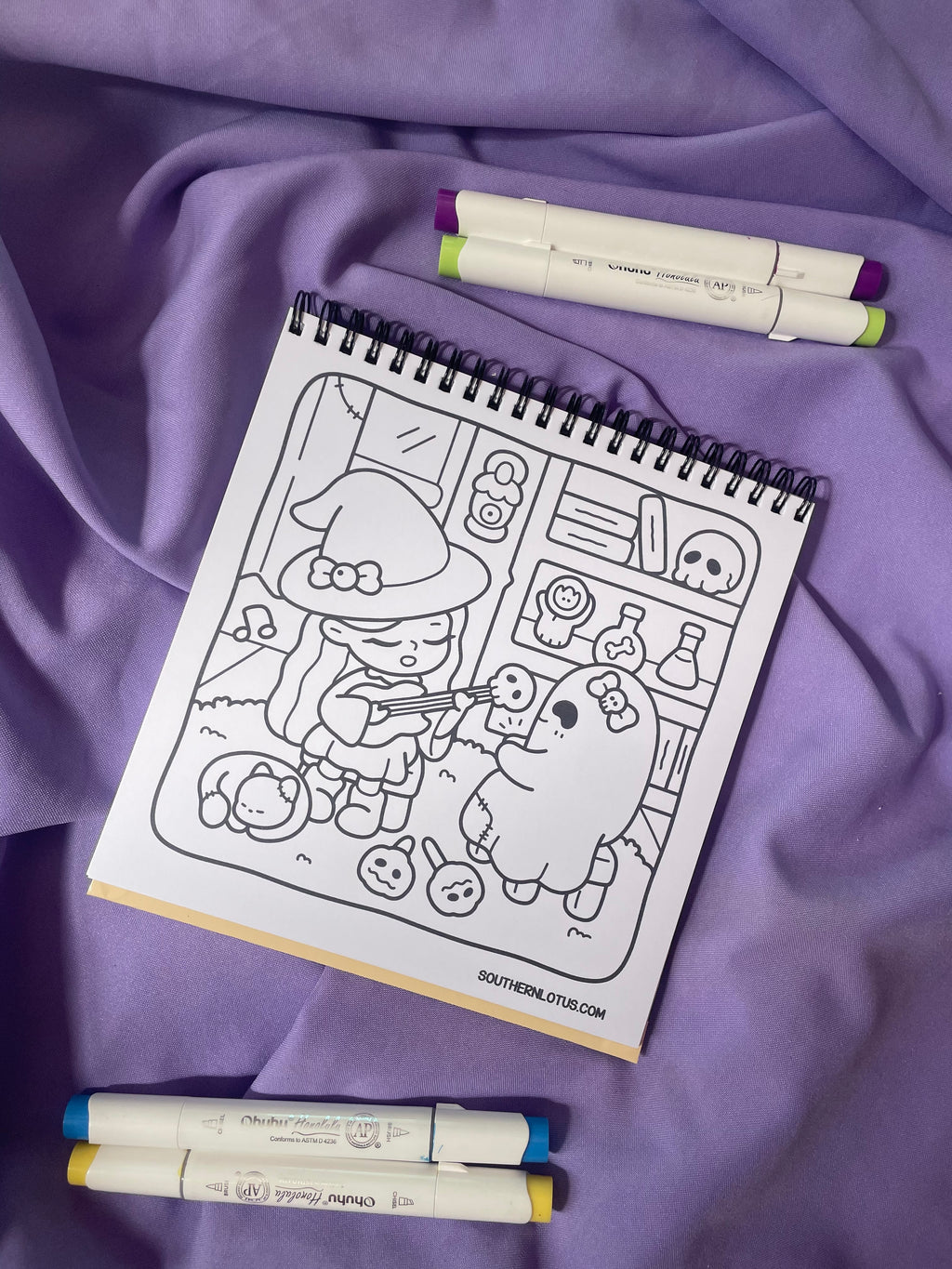 👻 Spooky Vibes Vol. 2 – Cute & Easy Coloring Book