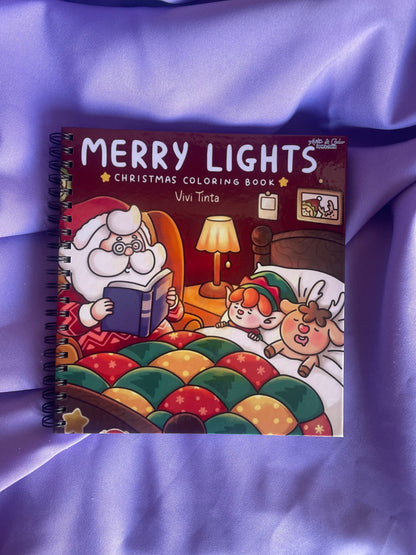 🎅🏻 MERRY LIGHTS – Christmas Coloring Book ✨