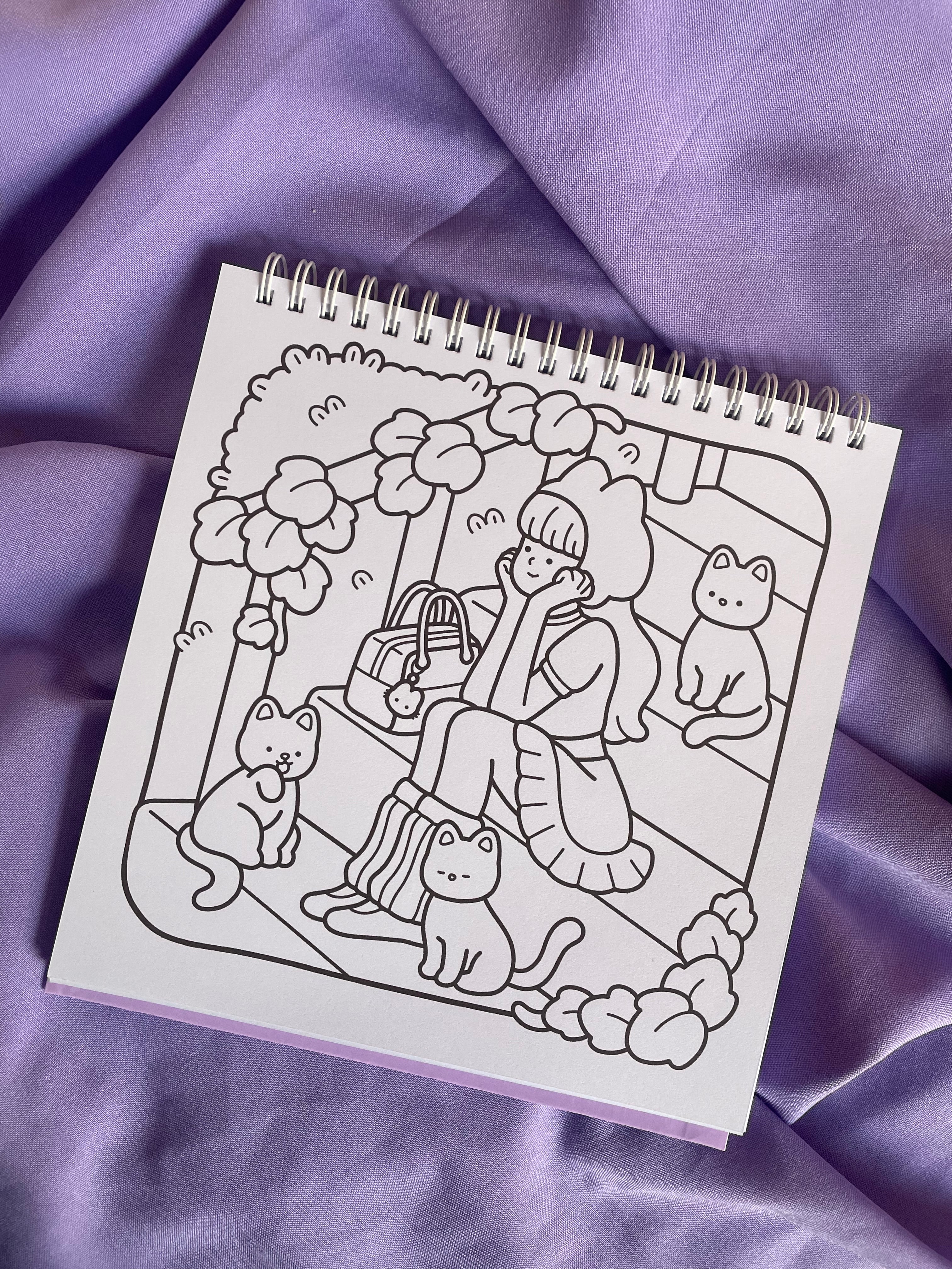 💄🌸 Girl Life – Self-Love Coloring Book