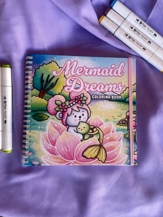 Mermaid Dreams - una aventura mágica para colorear