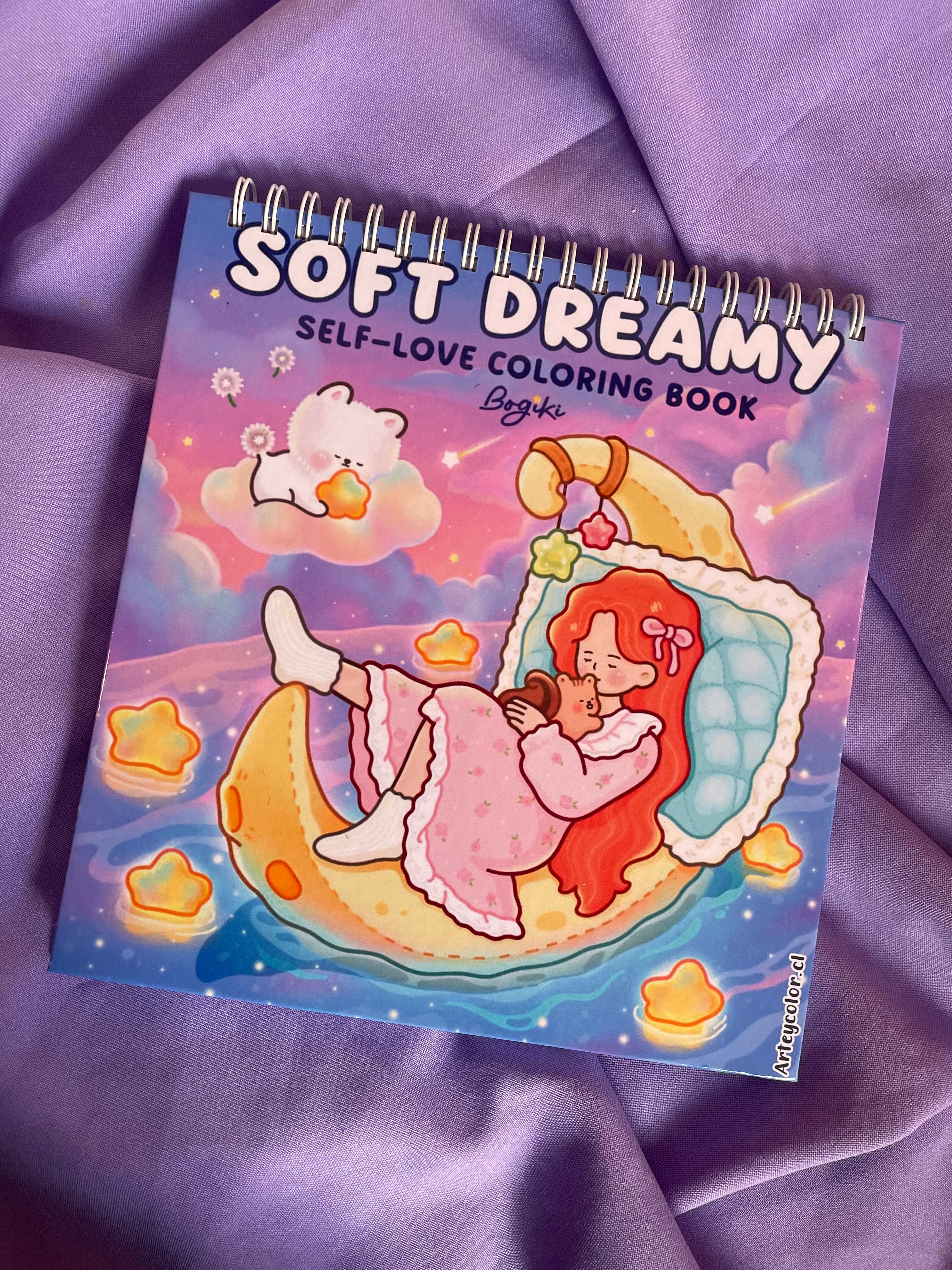 🌙✨ Soft Dreamy – Self-Love Coloring Book