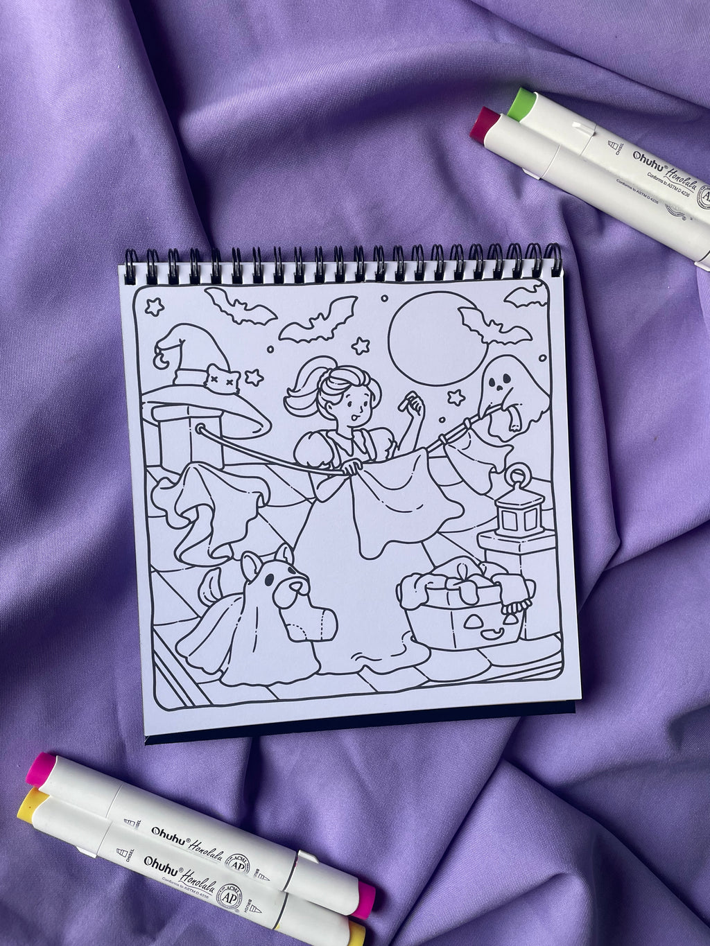 🧙‍♀️ Witchy Girl – Cute & Spooky Coloring Book