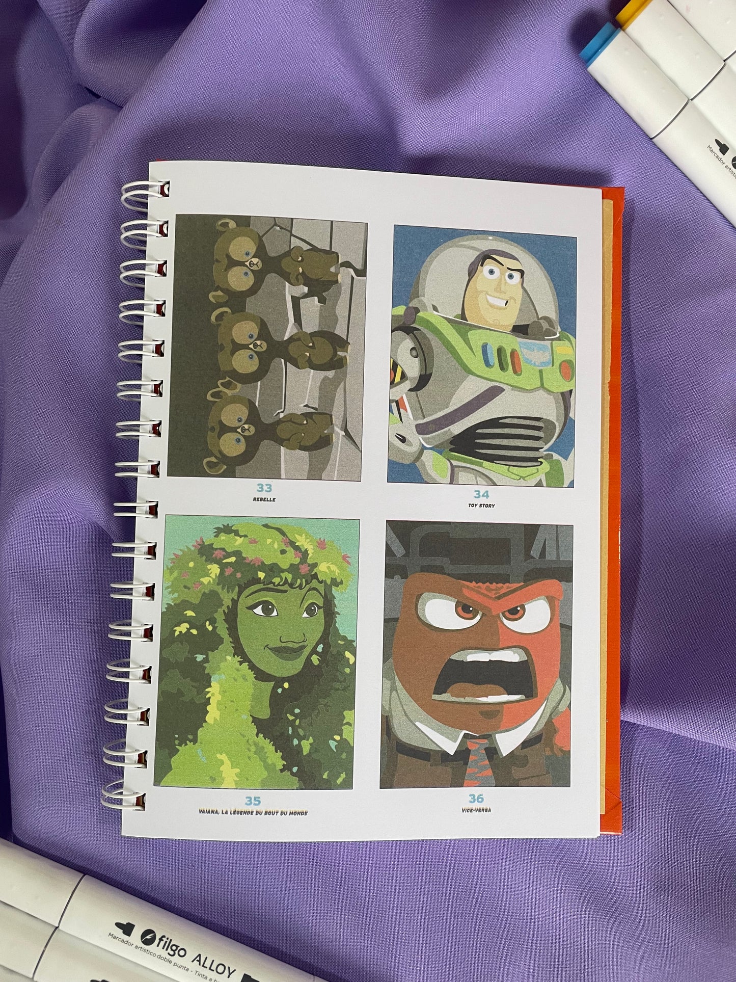 🎨 Libro para Colorear por Números - Disney Trompe-l’œil