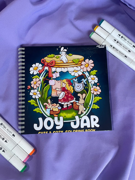 🌼📖 JOY JAR – Cute & Cozy Coloring Book 📖🌼