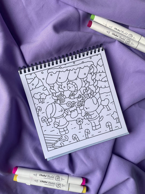 🍓 Bearie Coloring – Cozy Christmas Coloring Book