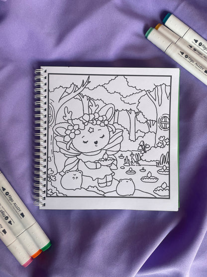 🌳📖 SECRET FOREST – Coloring Book 📖🌳