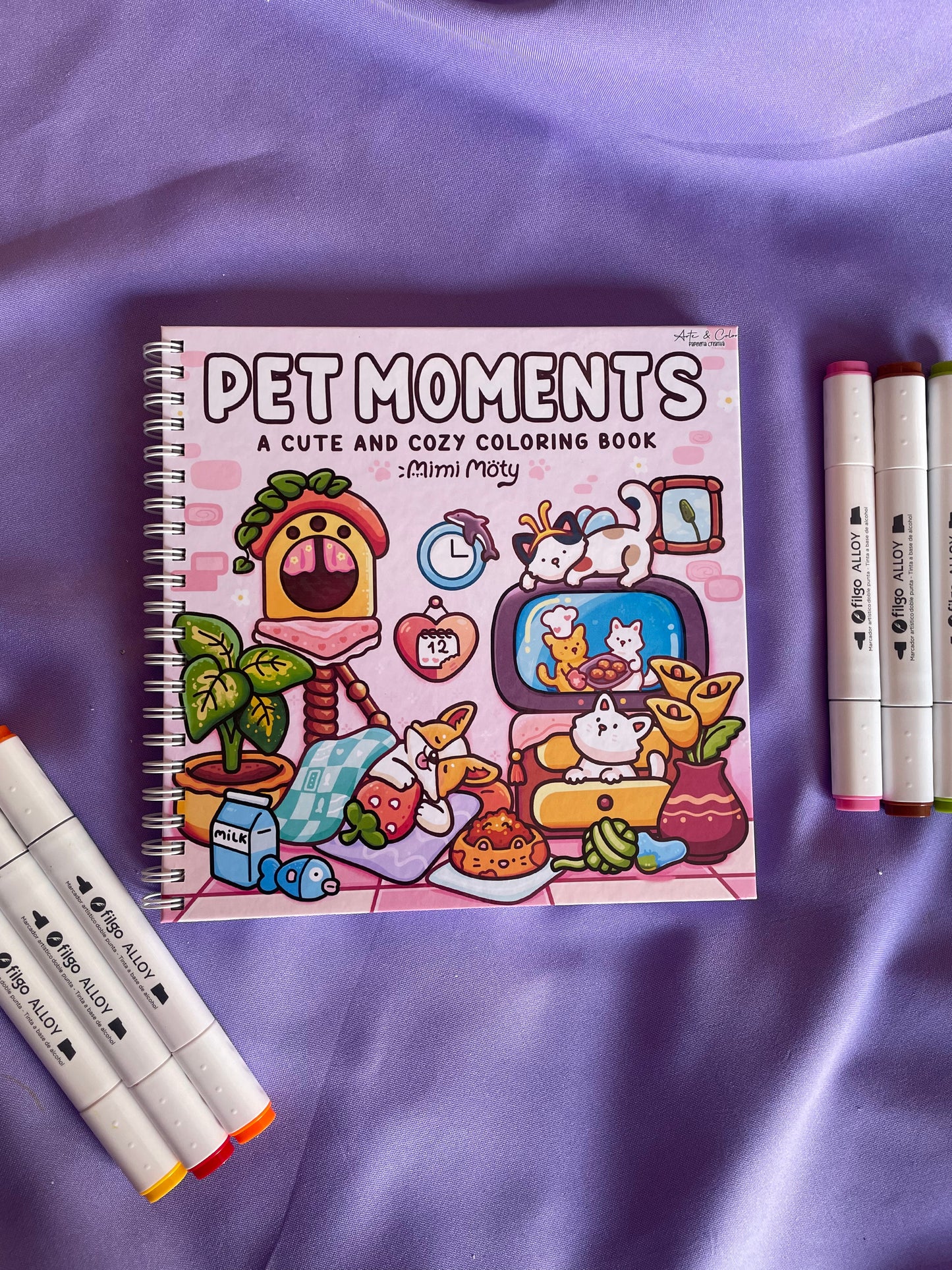 📖 Pet Moments – A Cute and Cozy Coloring Book 🐾✨
