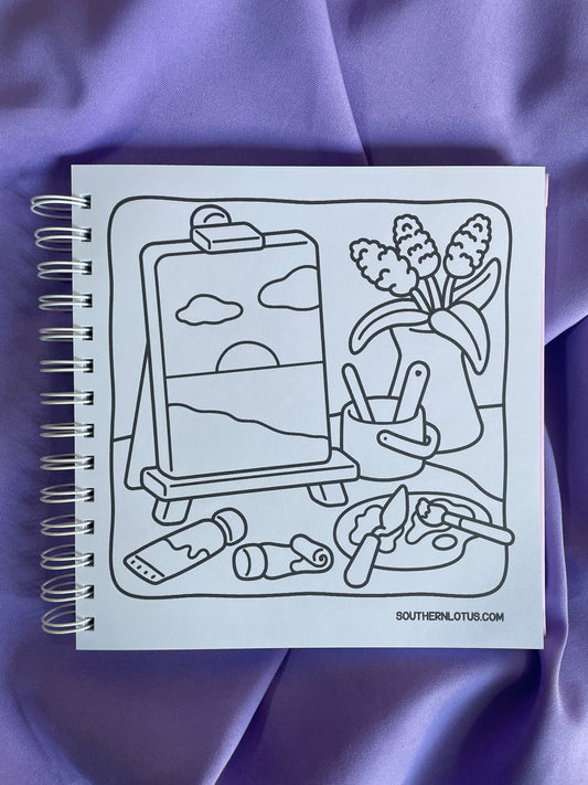 🌸 Girl Things – Self Love Coloring Book
