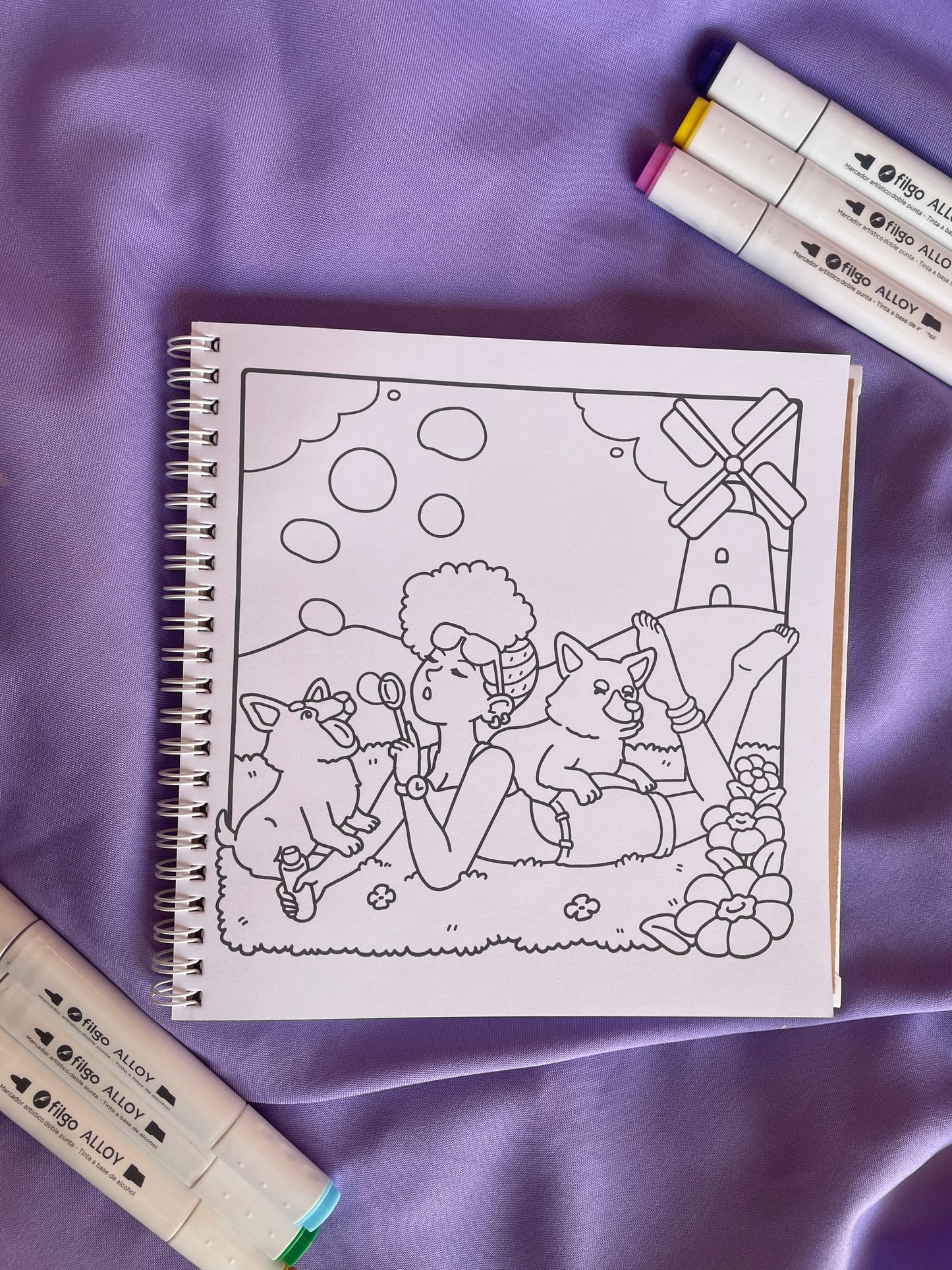 Dog Mom – Dogaholic Coloring Book