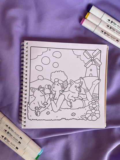 Dog Mom – Dogaholic Coloring Book